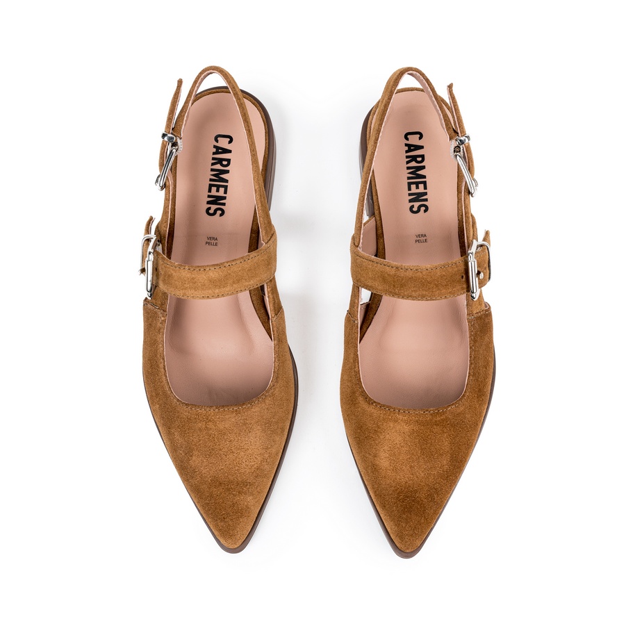 Ženske kožne sandale Carmens-57118 bež ravne - Kupite odmah na Creator.rs Ženske kožne sandale Carmens-57118 bež ravne - Slika 3