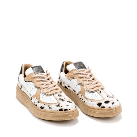 Ženske kožne plitke patike ETERNAL-205A3130D bež ravne