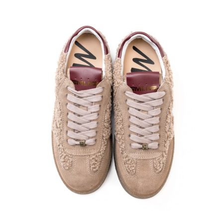 Ženske plitke patike Meline-525-sbt-w-71 tamno bež ravne 5 16058 meline 525 sbt w 71 taupe 3