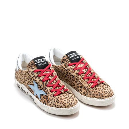 Ženske plitke patike Meline-328 braon ravne