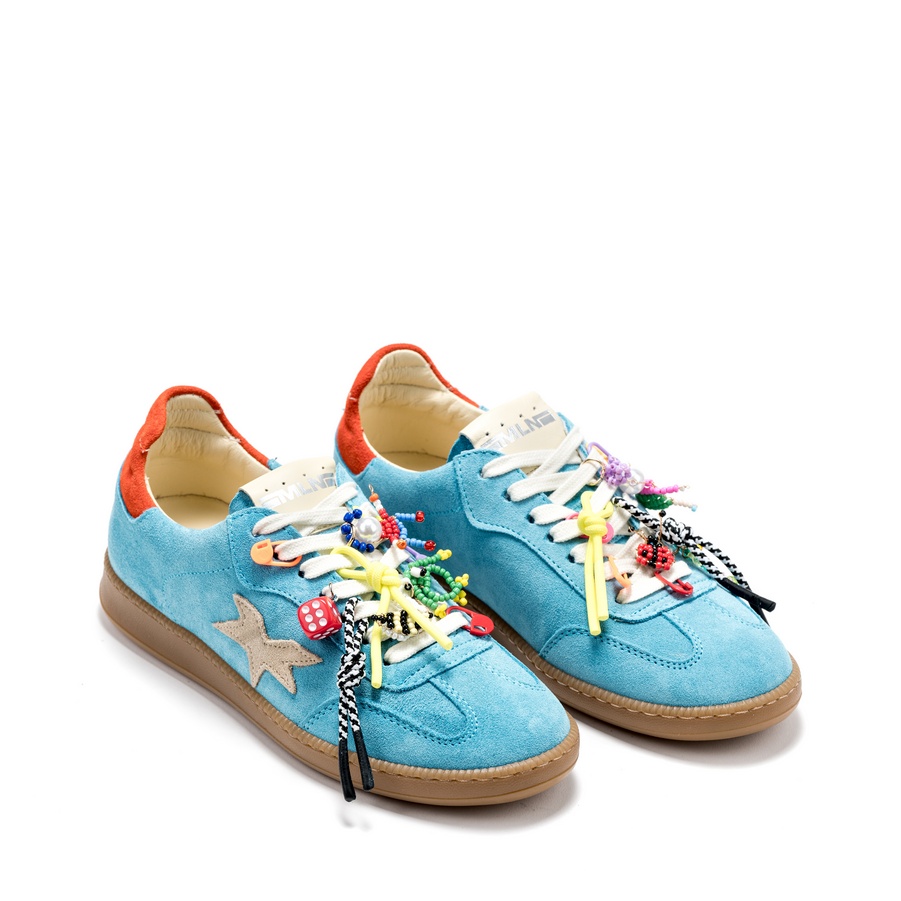 Ženske plitke patike Meline-525 svetlo plave ravne - Kupite odmah na Creator.rs -