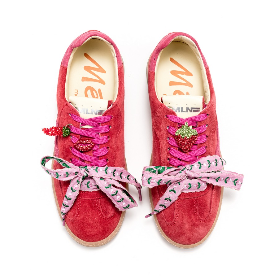 Ženske plitke patike Meline-525 crvene ravne - Kupite odmah na Creator.rs Ženske plitke patike Meline-525 crvene ravne - Slika 3