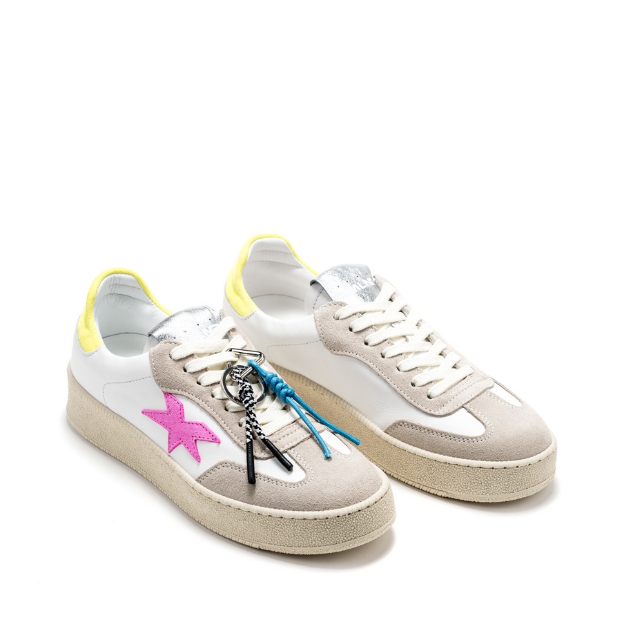 Ženske plitke patike Meline-525 bele ravne - Kupite odmah na Creator.rs -