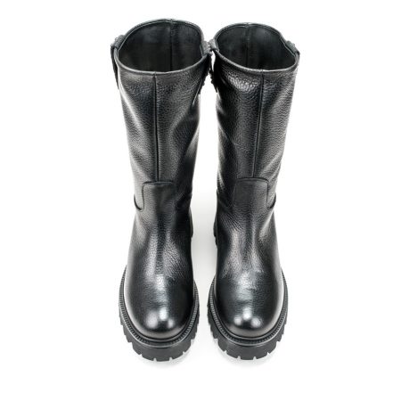 Ženske kožne plitke čizme Movimenti-7697 crne ravne - Kupite odmah na Creator.rs -