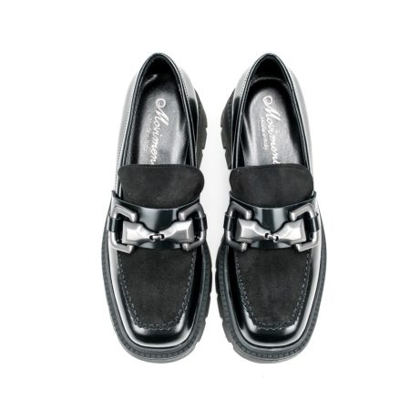 Ženske kožne mokasine Movimenti-7702 crne ravne - Kupite odmah na Creator.rs -