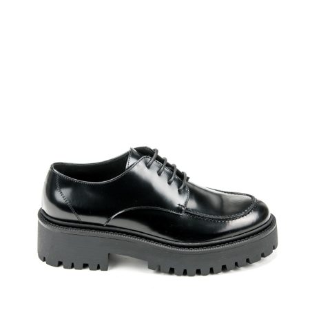 Alternative view of Ženske kožne plitke cipele Movimenti-7706 crne ravne