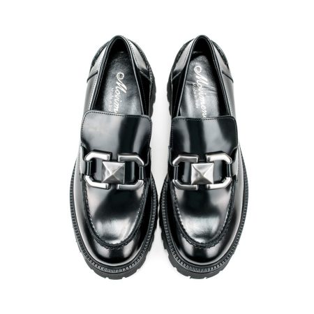 Ženske kožne mokasine Movimenti-7708 crne ravne 5 14160 movimenti 7708 nero 3