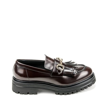 Alternative view of Ženske kožne mokasine Movimenti-7604 braon ravne