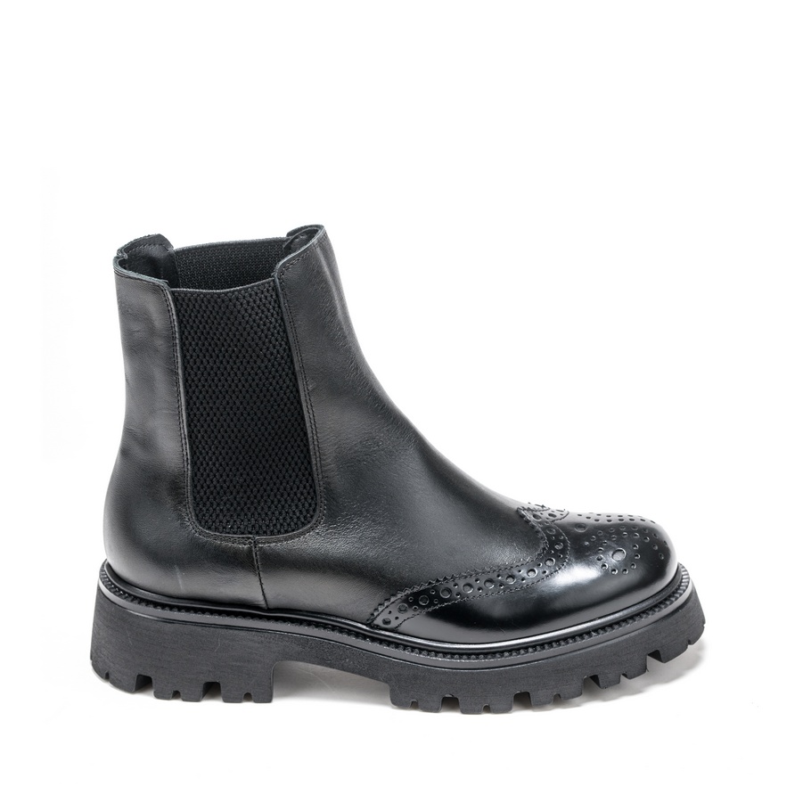 Ženske kožne plitke čizme Movimenti-7803 crne ravne 2 Ženske kožne plitke čizme Movimenti-7803 crne ravne - Slika 2