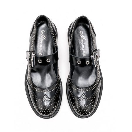 Ženske kožne plitke cipele Movimenti-7864 crne ravne 5 15932 movimenti 7864 asport nero 3