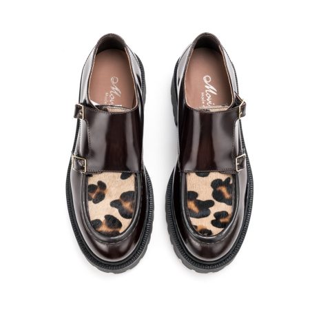 Ženske kožne plitke cipele Movimenti-7810 braon ravne 5 16272 movimenti 7810 moro maculato 3