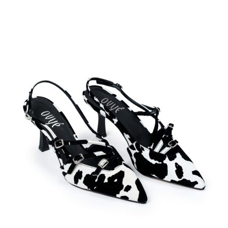 Ženske sandale Ovye-AT722 bele na štiklu