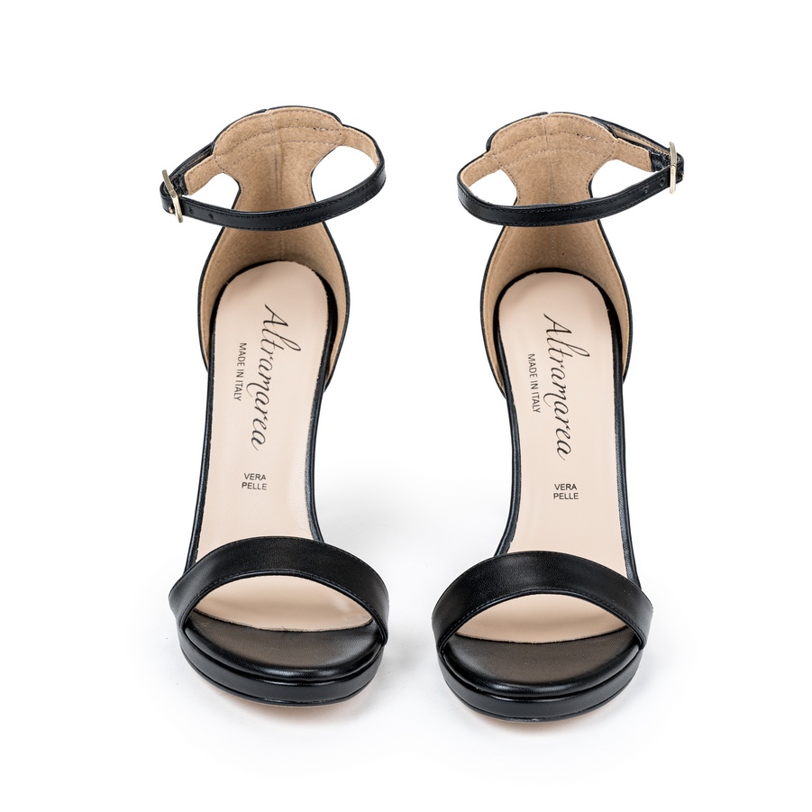 Ženske kožne sandale Ovye-4042 crne ravne - Kupite odmah na Creator.rs Ženske kožne sandale Ovye-4042 crne ravne - Slika 3