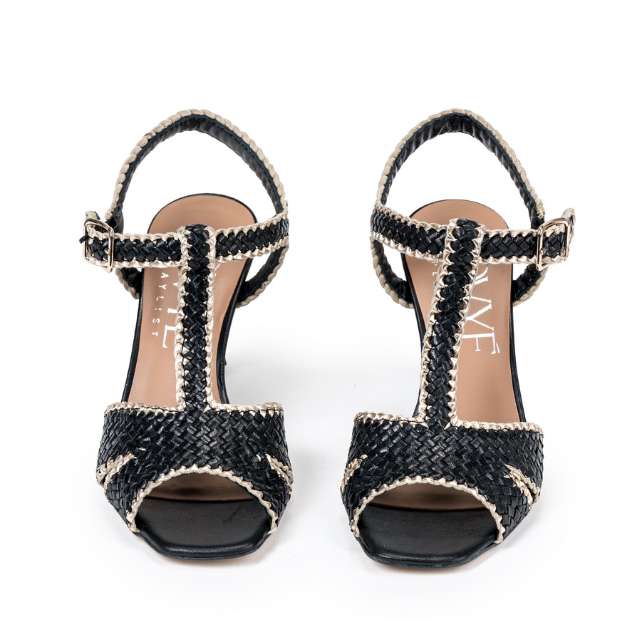 Ženske kožne sandale Ovye-AMN1802 crne na štiklu - Kupite odmah na Creator.rs Ženske kožne sandale Ovye-AMN1802 crne na štiklu - Slika 3