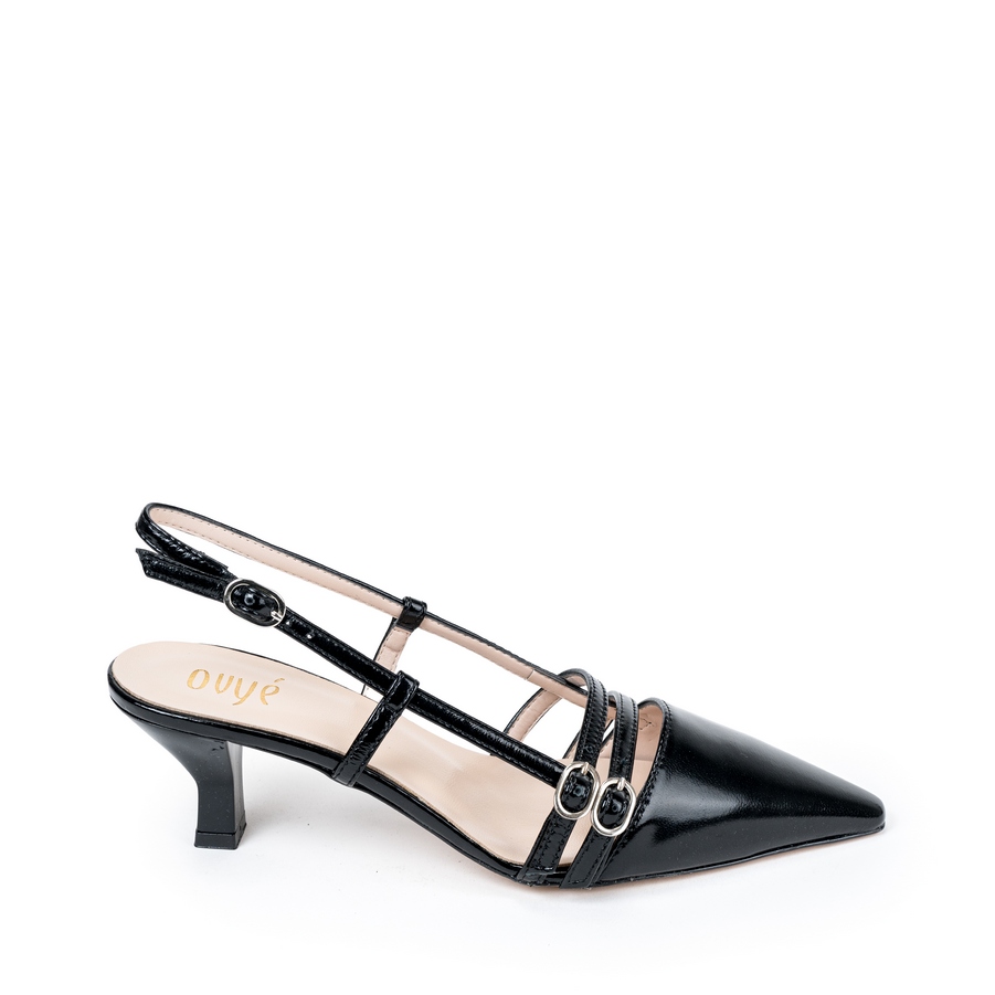 Ženske sandale Ovye-AC1633 crne na štiklu - Kupite odmah na Creator.rs Ženske sandale Ovye-AC1633 crne na štiklu - Slika 2