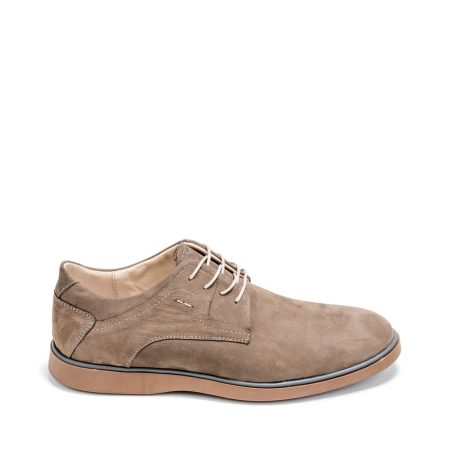 Alternative view of Muške kožne plitke cipele Pasito-701-4 braon ravne