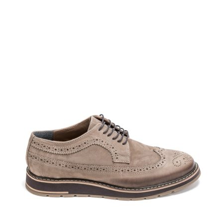 Alternative view of Muške kožne plitke cipele Pasito-733-2 bež ravne