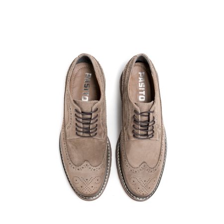 Muške kožne plitke cipele Pasito-733-2 bež ravne - Kupite odmah na Creator.rs -