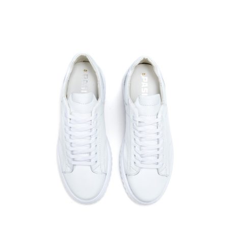 Muške kožne plitke patike Pasito-742-4 bele ravne 5 15318 pasito 742 4 bianco 3