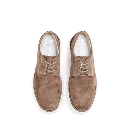 Muške kožne plitke cipele Pasito-108 bež ravne 5 15321 pasito 108 beige 3