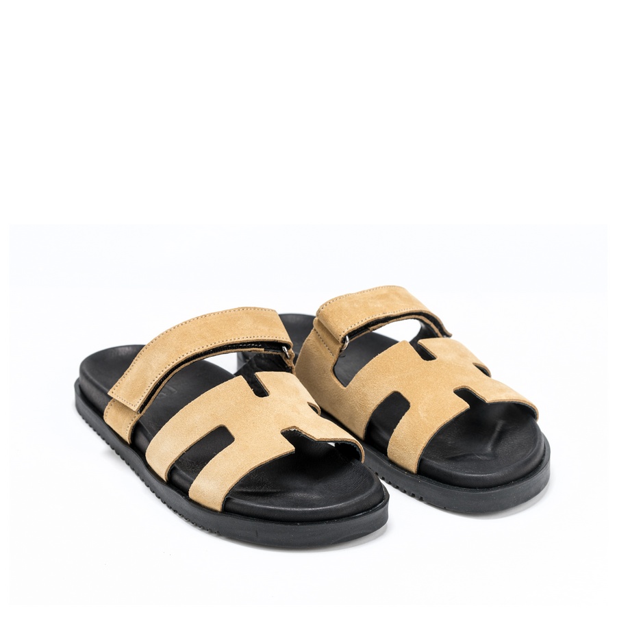 Ženske kožne papuče Pasito-701241 bež ravne - Kupite odmah na Creator.rs -