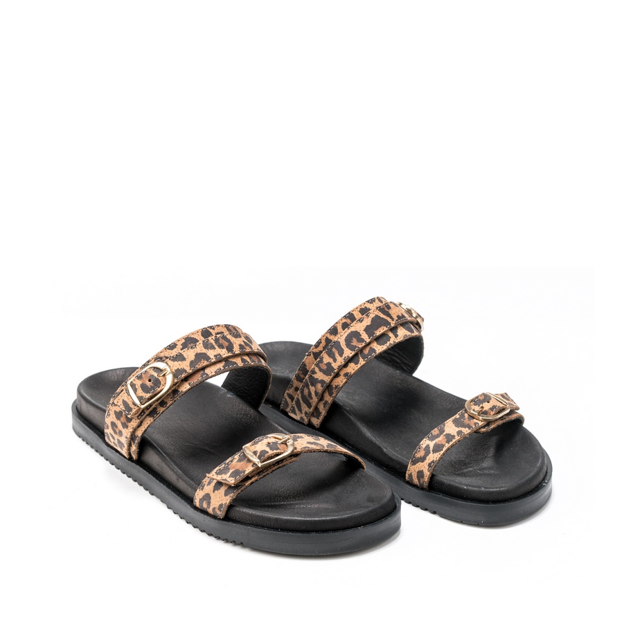 Ženske kožne papuče Pasito-701249 braon ravne - Kupite odmah na Creator.rs -