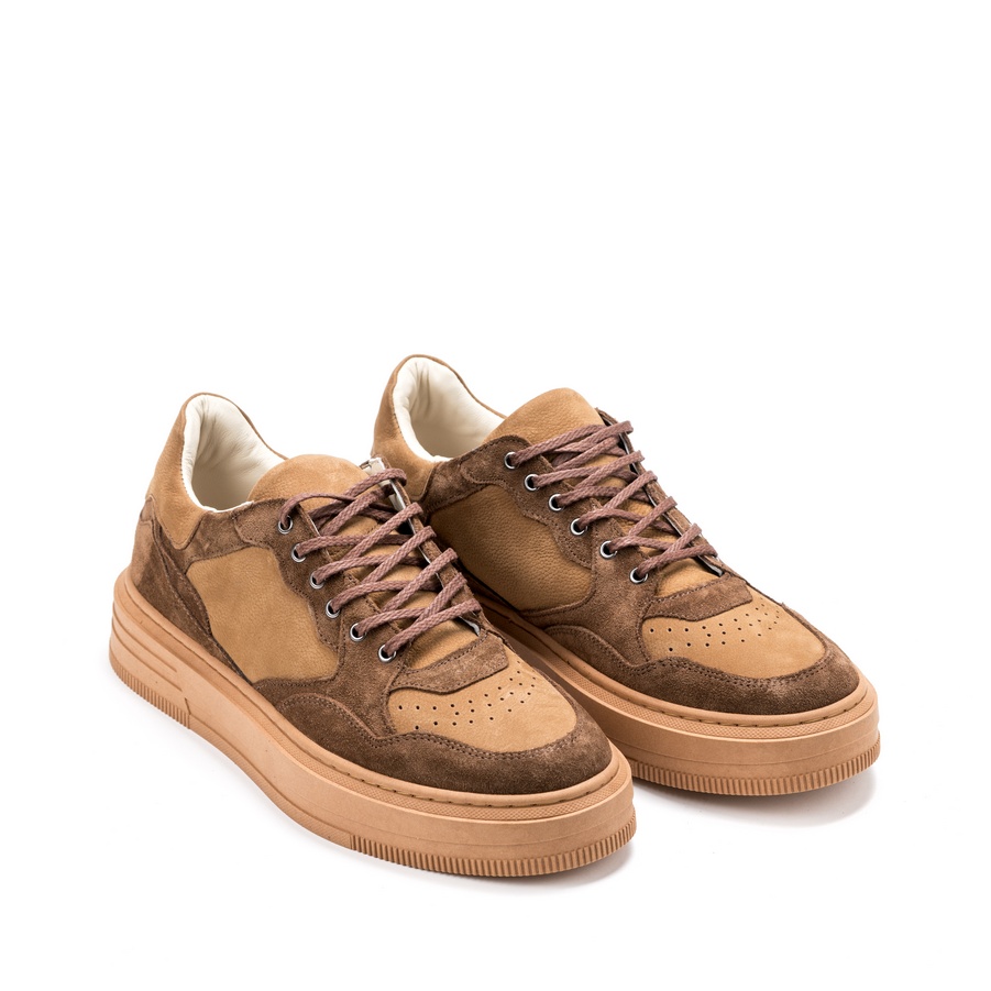 Muške kožne plitke cipele Pasito-778-3 svetlo braon ravne 6 16203 pasito 778 3 cuoio 2