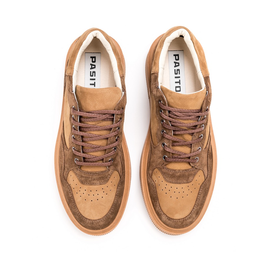 Muške kožne plitke cipele Pasito-778-3 svetlo braon ravne 3 Muške kožne plitke cipele Pasito-778-3 svetlo braon ravne - Slika 3