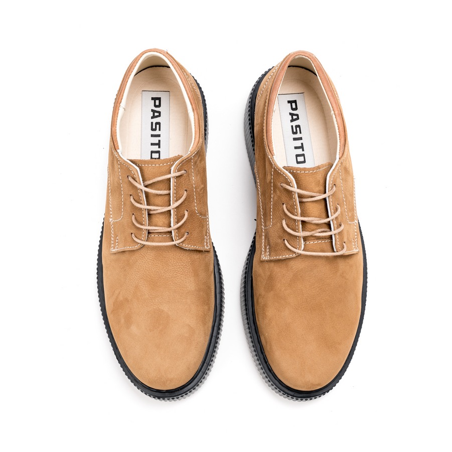 Muške kožne plitke cipele Pasito-761-3 svetlo braon ravne 3 Muške kožne plitke cipele Pasito-761-3 svetlo braon ravne - Slika 3