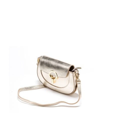 Velika kožna torba / Tasna-55C163 zlatna