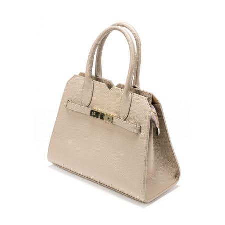 Velika kožna torba / Tasna-3806 krem