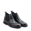Muške kožne duboke cipele IGS-12299-1-JZ23 crne ravne
