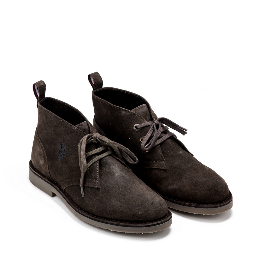 Muške duboke cipele U.S.POLO-MUST005 braon ravne 1 Muške duboke cipele U.S.POLO-MUST005 braon ravne